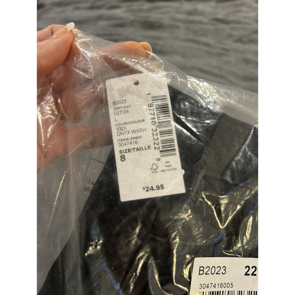 The Children's Place Boys Jeans Size 8 Bootcut Black Denim - Picture 8 of 8